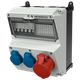 Модуль AMAXX 260x225 мм з роз'ємами 1xCEE16А5п 2xSchuko 1xMCB16А3п/C 2xMCB16А1п/C IP44 | MENNEKES (артикул 92006) - зображення 1