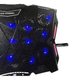 Підставка для ноутбука з охолодженням VHG K12 на 15 кулерів з RGB-підсвічуванням та підставкою для телефона, Laptop Cooling Pad, Black - изображение 5