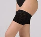 Бандалетки женские на бедра от натирания дышащие с перфорацией BANDELETTES LACE&SATIN STYLE SHATO XL Черный - изображение 1