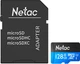 Карта пам'яті Netac microSD 128GB C10 UHS-I R80MB/s + SD (NT02P500STN-128G-R) - зображення 3