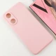 Силіконовий чохол Candy Full Camera для Oppo Reno 8 T 4G Рожевий / Pink Sand - зображення 2