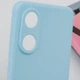 Силіконовий чохол Candy Full Camera для Oppo Reno 8 T 4G Бірюзовий / Turquoise - зображення 5