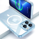Протиударний чохол для iPhone 15 Pro Max з Magsafe IPAKY Comely Series Прозорий - зображення 5