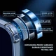 Противоударный чехол для iPhone 15 Pro Max IPAKY Crystal Series с бортиками Прозрачный - изображение 6