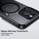 Чохол для iPhone 16 Plus з Magsafe Rock Guard Touch Series матовий із закритою камерою Titanium Black - зображення 3