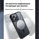 Чохол для iPhone 16 Plus з Magsafe Rock Guard Touch Series матовий із закритою камерою Titanium Black - зображення 4