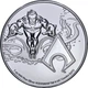Серебряная монета 1oz Лига Справедливости Комиксов DC: Аквамен 2 доллара 2022 Ниуэ - изображение 1