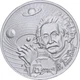Серебряная монета 1oz Иконы Инноваций: Альберт Эйнштейн 2 доллара 2022 Ниуэ - изображение 1