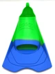 Ласты для плавания короткие Zoggs Ultra Blue 39/40 р. (зелёный) (311392) - изображение 6