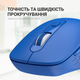 Миша OfficePro Silent Click Wireless/Bluetooth Blue (M230C) - зображення 9