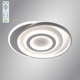 Керована світлодіодна люстра GEOMETRIA ROUND 60W R-560x490x56-WHITE/WHITE-220-IP20 - зображення 1