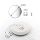 Управляемый светодиодный светильник MOON 50W R-ON/OFF-380×65-WHITE/SILVER-220-lP40 - изображение 5