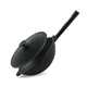 Сковорода чугунная Brizoll WOK Black 2,8 л 260х80 мм с черной деревянной ручкой и чугунной крышкой черная (91-90-W26HP1-1) - зображення 1