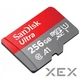 Карта памяти SANDISK microSDXC Ultra 256GB UHS-I A1 Class 10 + SD-adapter (SDSQUAC-256G-GN6MA) - изображение 3