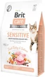Сухой корм Brit Care Cat GF Sensitive Digestion & Delicate Taste для кошек с чувствительным пищеварением с индейкой и лососем 2 кг (171282) - изображение 1