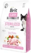 Сухой корм Brit Care Cat GF Sterilized Sensitive с кроликом для стерилизованных кошек для чувствительного пищеварения 2 кг (171290) - изображение 1