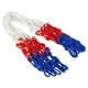 Сетка баскетбольная Zelart Basketball 8594 2 сетки в комплекте White-Red-Blue - изображение 7