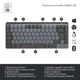 Клавиатура беспроводная Logitech MX Mechanical Mini Minimalist Graphite (920-010780) - изображение 6