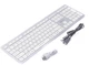 Клавіатура бездротова A4Tech FBX50C White - зображення 4