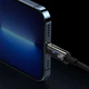 Кабель Lightning > USB Type-C Baseus Explorer Series Auto Power-Off Fast Charging 20W 1.0m (CATS000001) Black - зображення 7