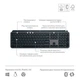 Клавиатура беспроводная Logitech MX Keys S Plus Palm Rest Graphite (920-011589) - изображение 7