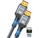Кабель Highwings HDMI 2.1 [Certified Ultra High Speed HDMI] 48Gbps 8K@60Hz 4K@120Hz 2м сірий (HW-8K-2M-2P) - зображення 1