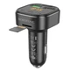 Модулятор Borofone BC43 Flash QC3.0 car BT FM transmitter Цвет Черный - изображение 1