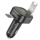 Модулятор Borofone BC43 Flash QC3.0 car BT FM transmitter Цвет Черный - изображение 4