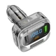 Модулятор Hoco E75 Bravery PD30W+QC3.0 car BT FM transmitter Цвет Синий - изображение 6