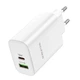 Сетевое Зарядное Устройство Borofone BN10 Sunlight PD65W Цвет Белый - изображение 4