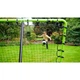 Сітка тренувальна для футболу EXIT Tempo Rebounder 100 x 100 см, чорно-зелена - изображение 11
