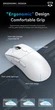 Геймерська акумуляторна бездротова (Bluetooth + 2,4G) миша Attack Shark R1, PixArt PAW3311, 18000DPI, White/БІЛА (R1-3311W) - изображение 6