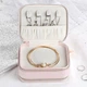 Шкатулка Casegrace SP-01167 Pink для украшений и ювелирных изделий портативная с зеркалом - изображение 5