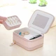 Шкатулка Casegrace SP-01167 Pink для украшений и ювелирных изделий портативная с зеркалом - изображение 6