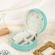 Шкатулка Casegrace SP-1257 Turquoise для украшений и ювелирных изделий портативная круглая - изображение 3