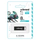 USB флеш накопитель Wibrand 8GB Chameleon Black USB 2.0 (WI2.0/CH8U6B) - изображение 2
