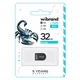 USB флеш накопичувач Wibrand 32GB Scorpio Black USB 2.0 (WI2.0/SC32M3B) - изображение 2