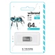 USB флеш накопитель Wibrand 64GB Ant Silver USB 3.2 Gen 1 (USB 3.0) (WI3.2/AN64M4S) - изображение 2