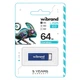 USB флеш накопитель Wibrand 64GB Chameleon Blue USB 2.0 (WI2.0/CH64U6U) - изображение 2