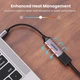 Переходник USB-C to HDMI UGREEN CM297 адаптер 4K 60Hz Thunderbolt 3 Grey (70444) - изображение 7
