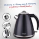 Електрочайник у сталевому корпусі Adler AD 1343 black 1,5 л STRIX - зображення 8