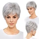 Парик короткий пепельный блонд, термоволокно DC Granny grey - изображение 1