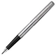 Чорнильна ручка Parker Jotter Stainless Steel CT FP сталева перо M (середнє) - зображення 1