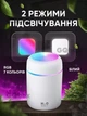 Портативный увлажнитель воздуха Smart Car Humidifier H2O Компактный светодиодный ультразвуковой диффузор 300 мл Детский ночник Белый - изображение 2