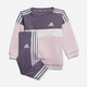 Dres dziecięcy dla dziewczynki ocieplany (bluza bez kaptura + spodnie) adidas IG 3S TIB FL TS IJ6325 86 cm Różowy/Fioletowy (4066762700608) - obraz 1