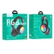 Наушники беспроводные Hoco Focus W48 с RGB подсветкой Черный - изображение 4