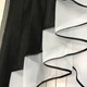 Готовый тюль с ламбрекеном для зала спальни, тюль шифон для гостинной зала Черный (KU-178-36) - изображение 8