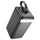 Повербанк великої ємності 90000mAh 22.5W+PD20W Hoco J123D Element 333Wh 3xUSB/Type-C/MicroUSB/Lightning чорний - зображення 6