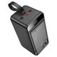 Повербанк великої ємності 90000mAh 22.5W+PD20W Hoco J123D Element 333Wh 3xUSB/Type-C/MicroUSB/Lightning чорний - зображення 7