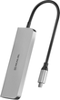 USB-хаб Real-El type C Multifunction HUB USB 3.0 with HDMI CQ-700 Space Grey (EL123110002) - зображення 1